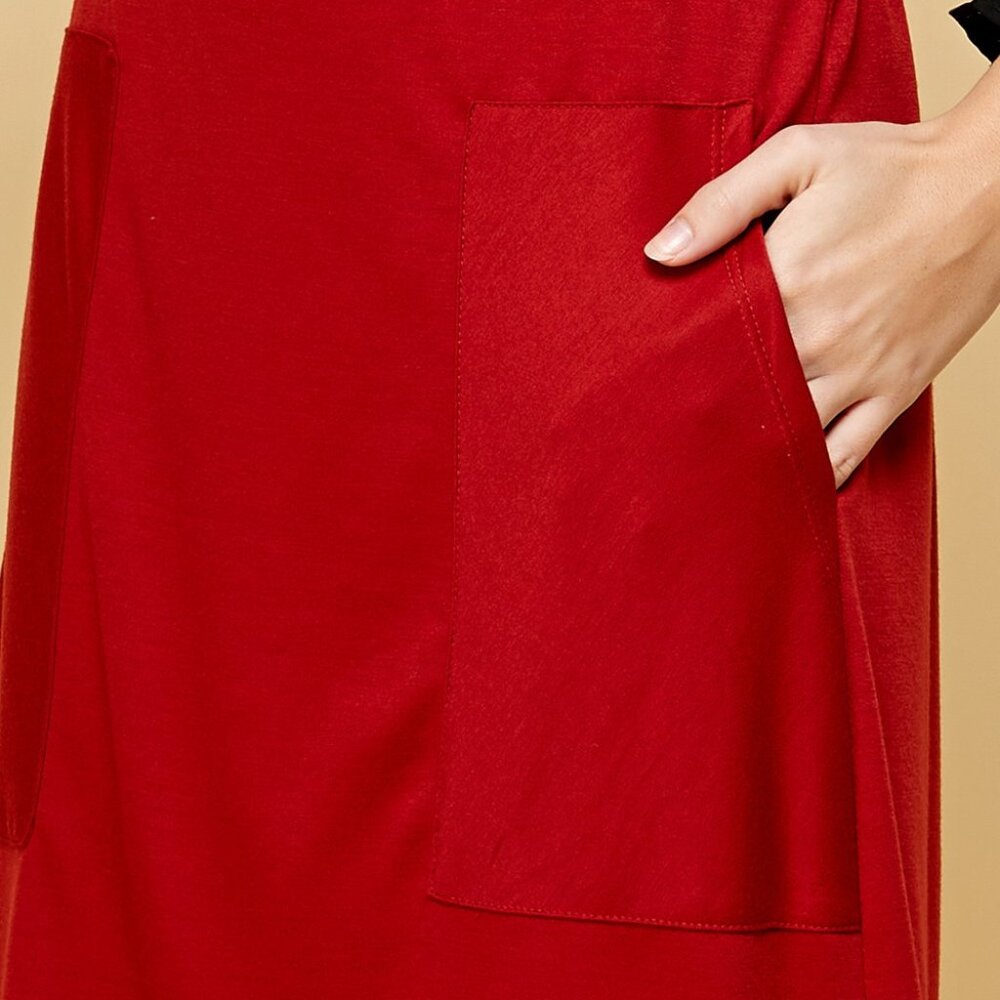 Rust Knit Skirt